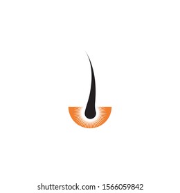 Hair logo template vector icon design