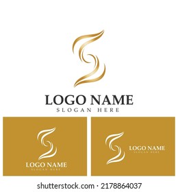 Hair logo template vector icon illustration design