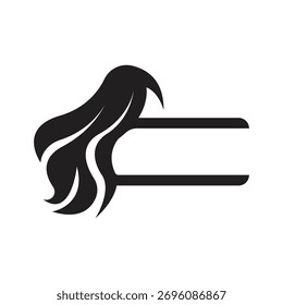 Hair logo template vector icon illustration design