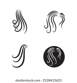 Hair Logo Vector Art  Icons  and Graphics