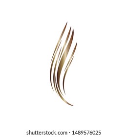 Hair logo vector icon illustration