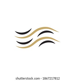 Hair logo vector illustration design