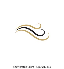 Hair logo vector illustration design