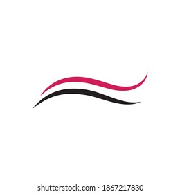 Hair logo vector illustration design