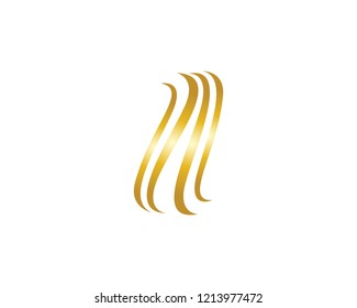 Hair  logo vector ion template