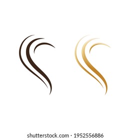 hair logo vector symbol, illustration icon