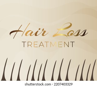 Hair Loss Treatment Simple Illustration 