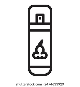 Hair Mousse Bottle Icon Perfect for Hair Care and Styling Products