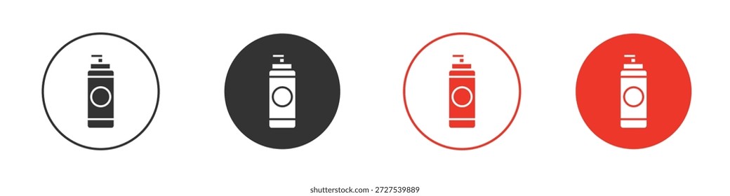Icono de mousse de pelo. Diseño de Vector de Web