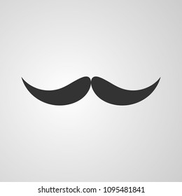 Hair mustaches icon