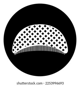 Hair Net Symbol Sign, Vector Illustration, Isolate On White Background Label. EPS10 