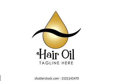 Hair Oil Essential Logo Drop Oil Stock Vector (Royalty Free) 1521141470 ...