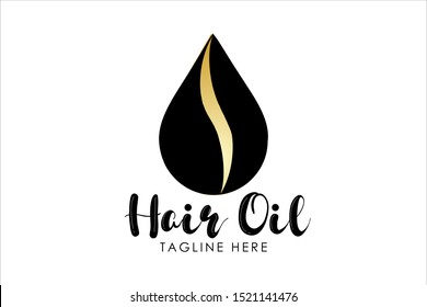 Hair Oil Essential Logo Drop Oil Stock Vector (Royalty Free) 1521141476 ...