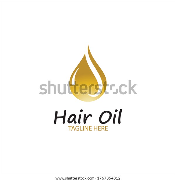 Hair Oil Essential Logo Drop Oil Stock Vector (Royalty Free) 1767354812 ...