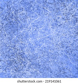 hair on blue background, vector illustration