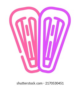 hair pin accessory color icon vector. hair pin accessory sign. isolated symbol illustration
