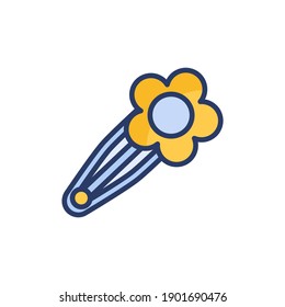 Hair Pin icon in vector. Logotype