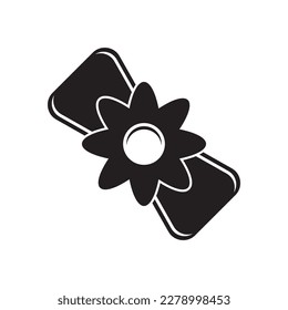 Hair pin symbol icon,logo illustration design template