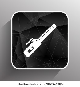 hair products theme curlers elements beauty icon.