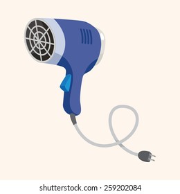 hair products theme hair dryer elements