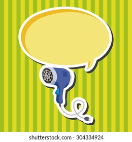 hair products theme hair dryer elements