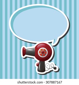 hair products theme hair dryer elements