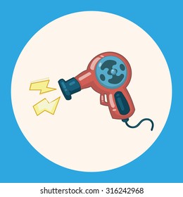 hair products theme hair dryer elements