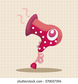hair products theme hair dryer elements