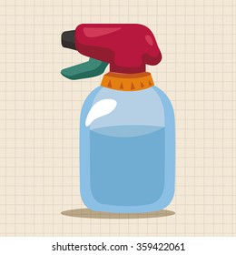 hair products theme sprayer elements