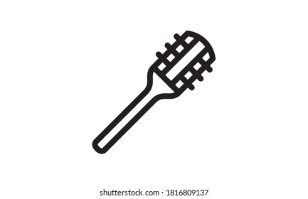 Hair razor icon simple style vector image