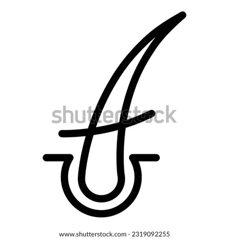 Hair removal icon outline vector. Cream wax. Woman hair remove