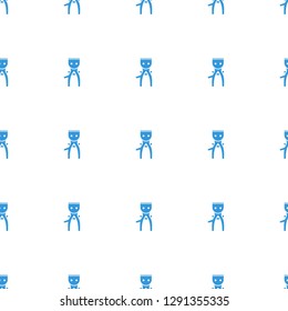 hair removal icon pattern seamless white background. Editable filled hair removal icon. hair removal icon pattern for web and mobile.