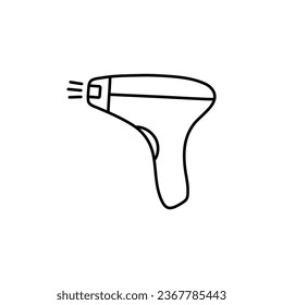 Haarentfernungssymbol - Vektorgrafik