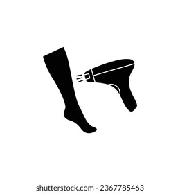 hair removal icon - vector