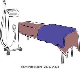 Hair removal machine beauty salon