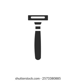 Hair removing razor icon web design in vector