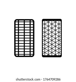 Hair roller icon.flat vector graphic in white background