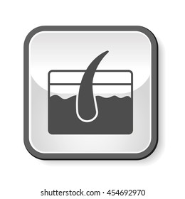 Hair root icon