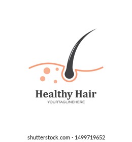 Hair root illustration.ai Royalty Free Stock SVG Vector