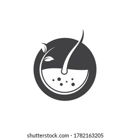 hair root icon vector illustration design template