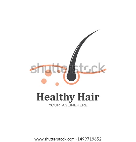 hair root icon vector illustration design template