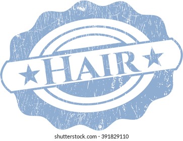 Hair rubber grunge texture stamp