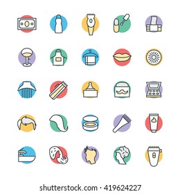 Hair Salon Cool Vector Icons 4
