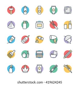Hair Salon Cool Vector Icons 2