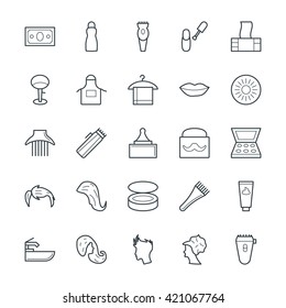 Hair Salon Cool Vector Icons 4