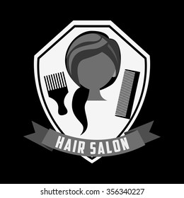 hair salon  design, vector illustration eps10 graphic 