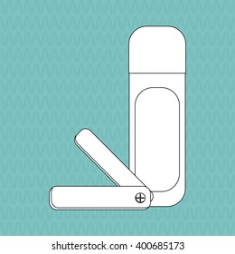 Hair salon design, vector illustration