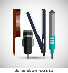 Hair salon design, vector illustration