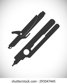 Hair Salon digital design, vector illustration eps 10.