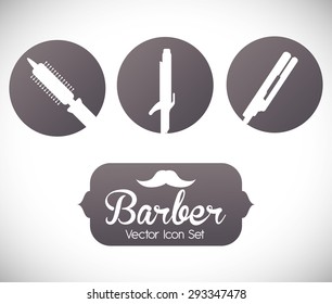 Hair Salon digital design, vector illustration eps 10.